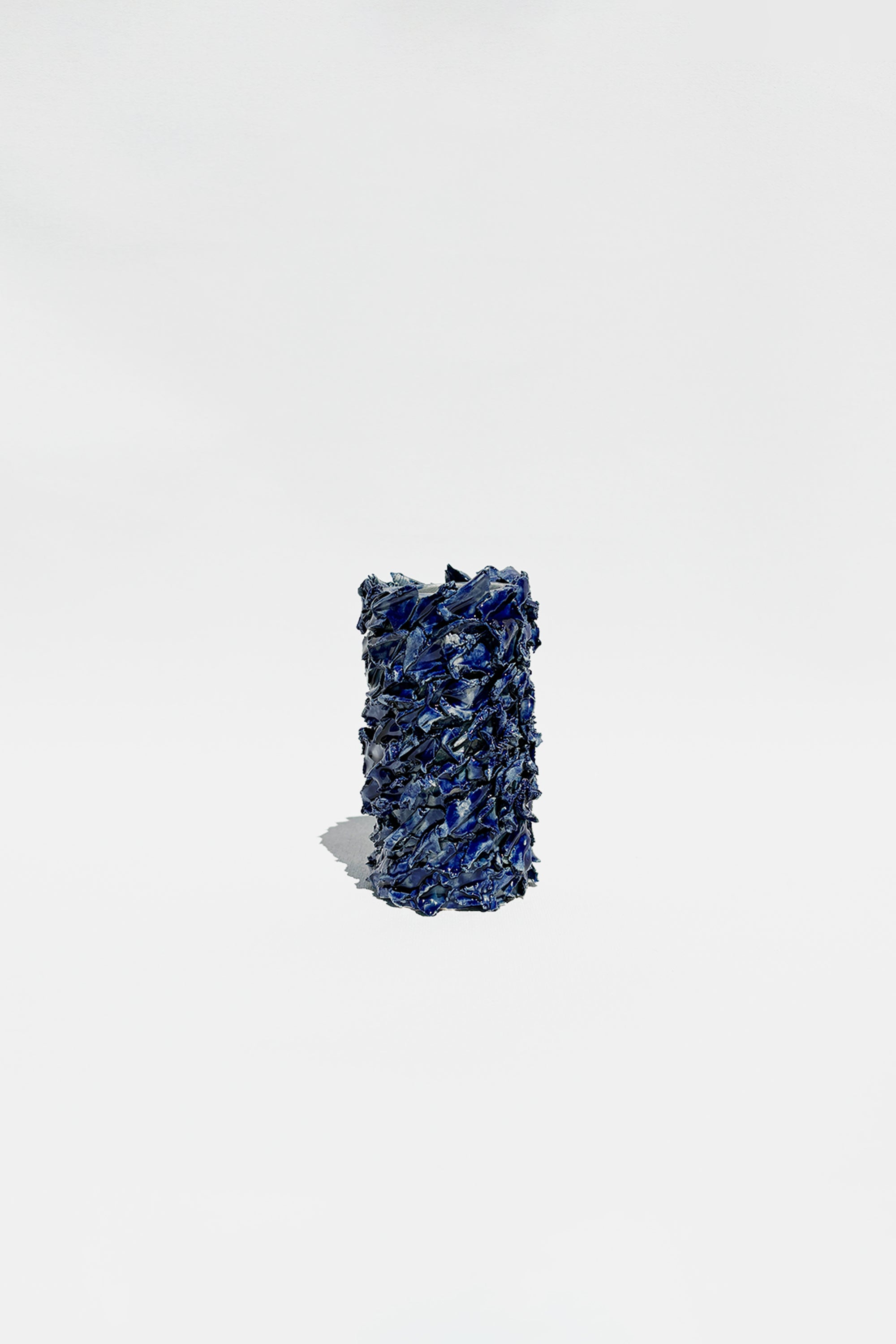 VOA: Blue Lolite Mini Barbed Vase (Thumbnail)